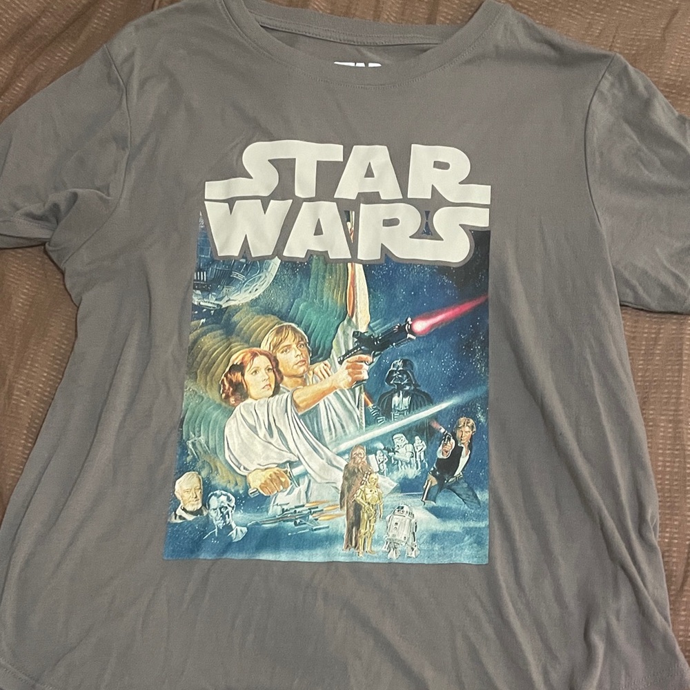 Star Wars Gray Graphic Tee